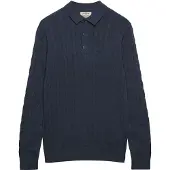 Superdry Knitted Cable Langermet Poloskjorte