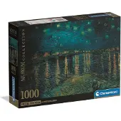 Clementoni Stjernenatt Over Rhône Van Gogh Puslespill 1000 Stykker