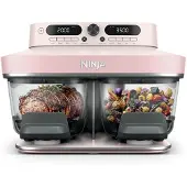Ninja CRISPi DualZone 8-i-1 glassairfryer i Rosa | DD102EUPK1 | va SharkNinja