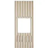 Kids Concept Kioskdør - Stripe Beige - - OneSize - Leketelt