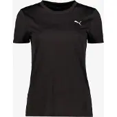 Puma Train All Day Essentials Heather Tee Women, Clothing, Black Heather, XL