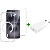 4smarts 3-i-1 Premium-startpakke for Apple iPhone 18 Pro / 17 Pro MagSafe, gjennomsiktig