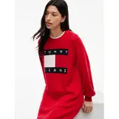 Tommy Hilfiger Dw0dw23315 Langarmet Kort Kjole