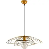 Opviq Hengelampe Tel 6502, gullfarget, metall, Ø 50 cm