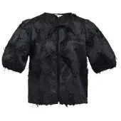 Object Teksturert Knyting Foran Bluse