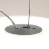 Casablanca AIH - enkel hengelampe 28 cm hvit blank