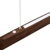 HerzBlut Arco LED hengelampe i oljet valnøtt 130 cm