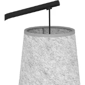 Eglo Gulvlampe Alsager med skjerm av filt