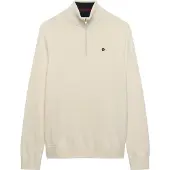 Superdry Prep Essential Cotton Genser Med Halv Glidelås