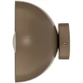 Emibig Vegglampe Bibi K1, beige, stål/glass, Ø 18 cm