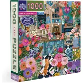 Eeboo English Flower Shop Puslespill