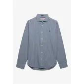 Superdry Cut Away Poplin Skjorte Med Lange Ermer