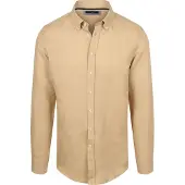 Steppin' Out Skjorte Lin Boull Beige Størrelse