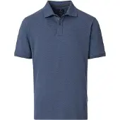 Casamoda Polo Stretch Melange Marineblå Blå Størrelse