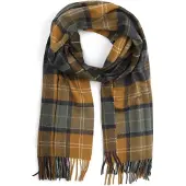 Barbour Skjerf Patchwork Tartan Flerfarget Gul
