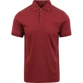 Suitable Liquid Poloskjorte Rødvin Bordeaux Rød Størrelse