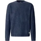 Pepe Jeans for man. PM7000115 Marine Deacon Crew Sweater (L), Casual, Acrylic, Navy