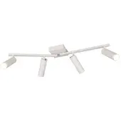 TRIO Downlight Dara, lengde 66 cm, grå, metall, 4 lyskilder.