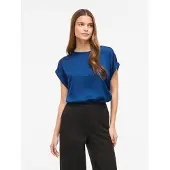 Vila Ellette Kort Ermet Bluse