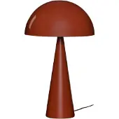 Hubsch bordlampe Mush, brun, metall, høyde 50 cm