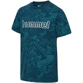 Hummel Aop Logo Kortarmet T-skjorte