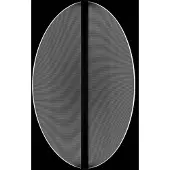 Stilnovo pendellampe Diphy, innfelt baldakin, 75 cm, 3000K