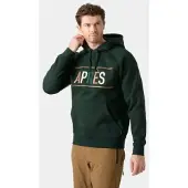 Helly Hansen for man. 54282 Green Elevate Hoodie (L), Casual, Cotton