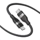 Anker - USB-kabel - USB-C (hann) til USB-C (hann) - 1.8 m - USB Power Delivery (240 W), flettet - svart
