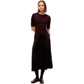 Tommy Hilfiger Preppy Mix Media Midikjole