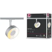 Paulmann URail LED-spot Circle, matt krom, CCT, dimbar