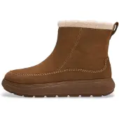 FitFlop for woman. ABS-E48 Iq-Comff brown leather ankle boots (40), Flat, Zip, Casual