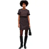 Tommy Hilfiger Ww0ww51838 Kort Ermet Kort Kjole