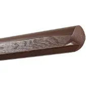 LUCANDE LED-hengelampe Callahan, valnøttre, lengde 115 cm