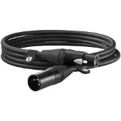 Rode RØDE XLR3M XLR-kabel hann til hunn, 3 m, svart