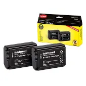 Hähnel Fototechnik HL-XW50, 2er kamera batteri erstatning originalt batteri NP-FW50 7,2 V 1000 mAh