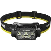 Nitecore HC60 UHE hodelykt 1600 lm 4000 mAh USB-C IP68, svart, gul