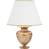 KOLARZ Anfora bordlampe, kremfarget, høyde 65 cm, glass