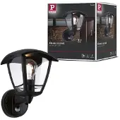 Paulmann Classic buet utendørs vegglampe med sensor