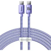 Baseus Crystal Shine USB-C / USB-C Kabel CAJY000705 - 2m - Lilla