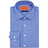 Suitable Skjorte Twill Royal Blå Størrelse