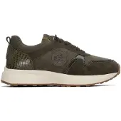 Refresh for woman. 17626804-KAKI Green sneakers 176268 (39), Flat, Laces, Casual