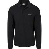 Barbour International Langermet Polo Black Svart Størrelse