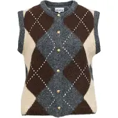 Object Argylestrikk Vest