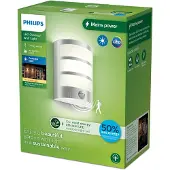 Philips LED utendørs vegglampe Python UE, grå, sensor