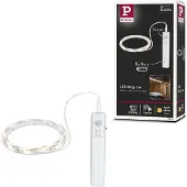 Paulmann LED stripe Batteridrevet LED stripe 1m 3000K 2W 156lm bevegelsessensor 4x AAA 5V batteri Hvit