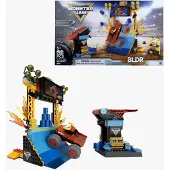 Monster Jam Building Set Crash and Rebuild Playset