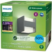 Philips LED utendørs vegglampe Arbour UE, 2 lys, 2 700 K
