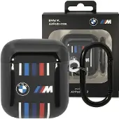 BMW BMA222SWTK AirPods 1/2-deksel svart/svart Flere fargede linjer