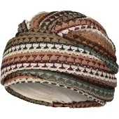 Christine Headwear Sapphire Boho-turban - Autumn Lace