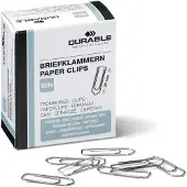 Durable Papirklips 26 mm sinkbelagt, 100 stk.